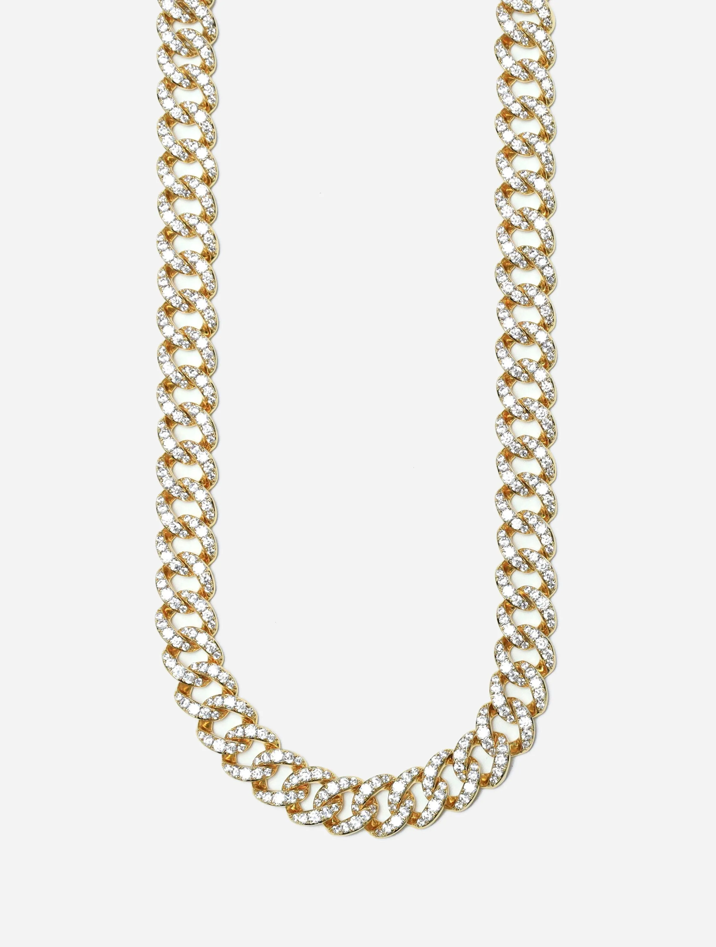 GD Cuban Link Diamond 24 15MM Chain