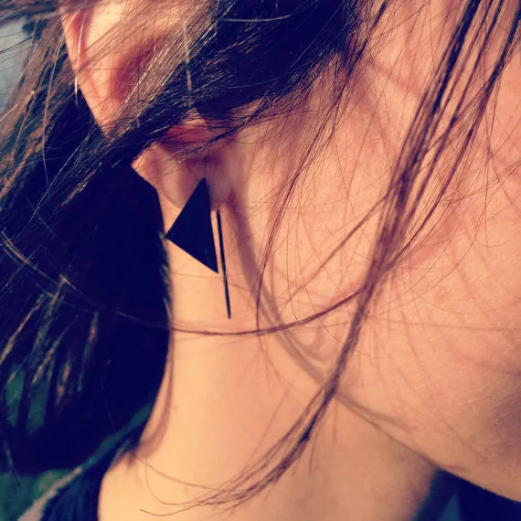 Geometric pendants earrings N°8