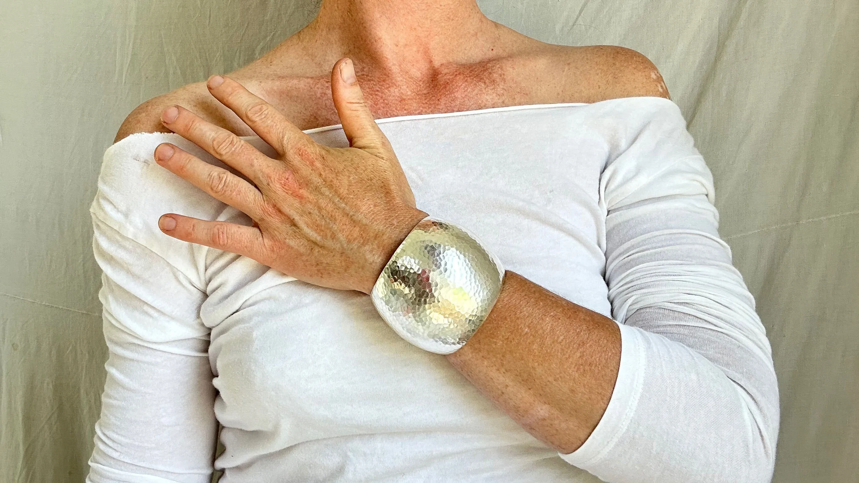 Karen Hill Tribe Sterling Silver PAIR Cuffs. Chunky. Gorgeous. 1015