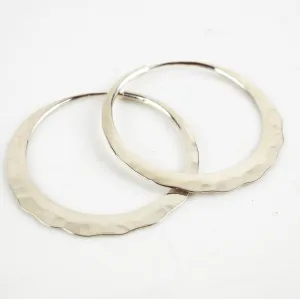 Lever, David - Medium Silver Hoops