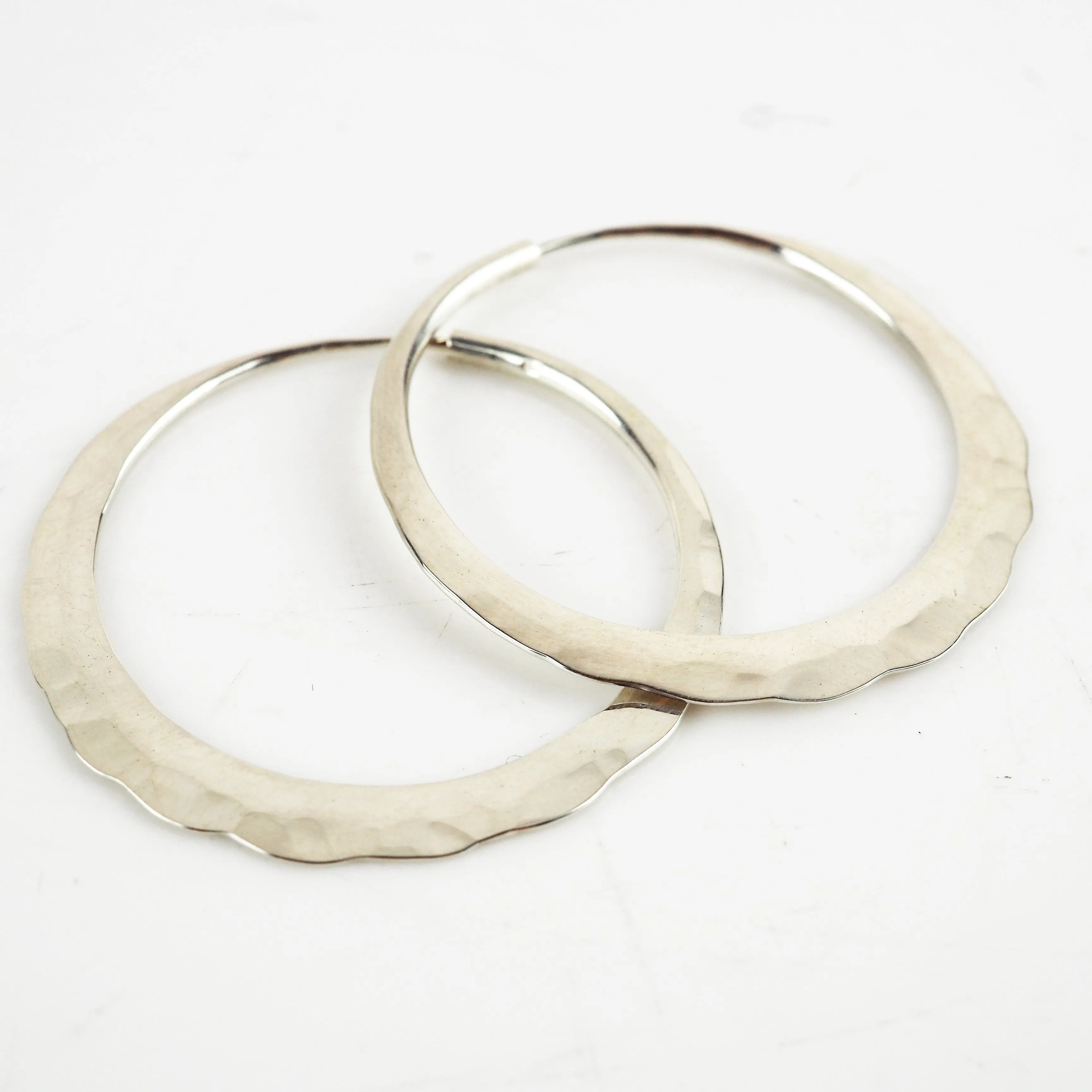 Lever, David - Medium Silver Hoops