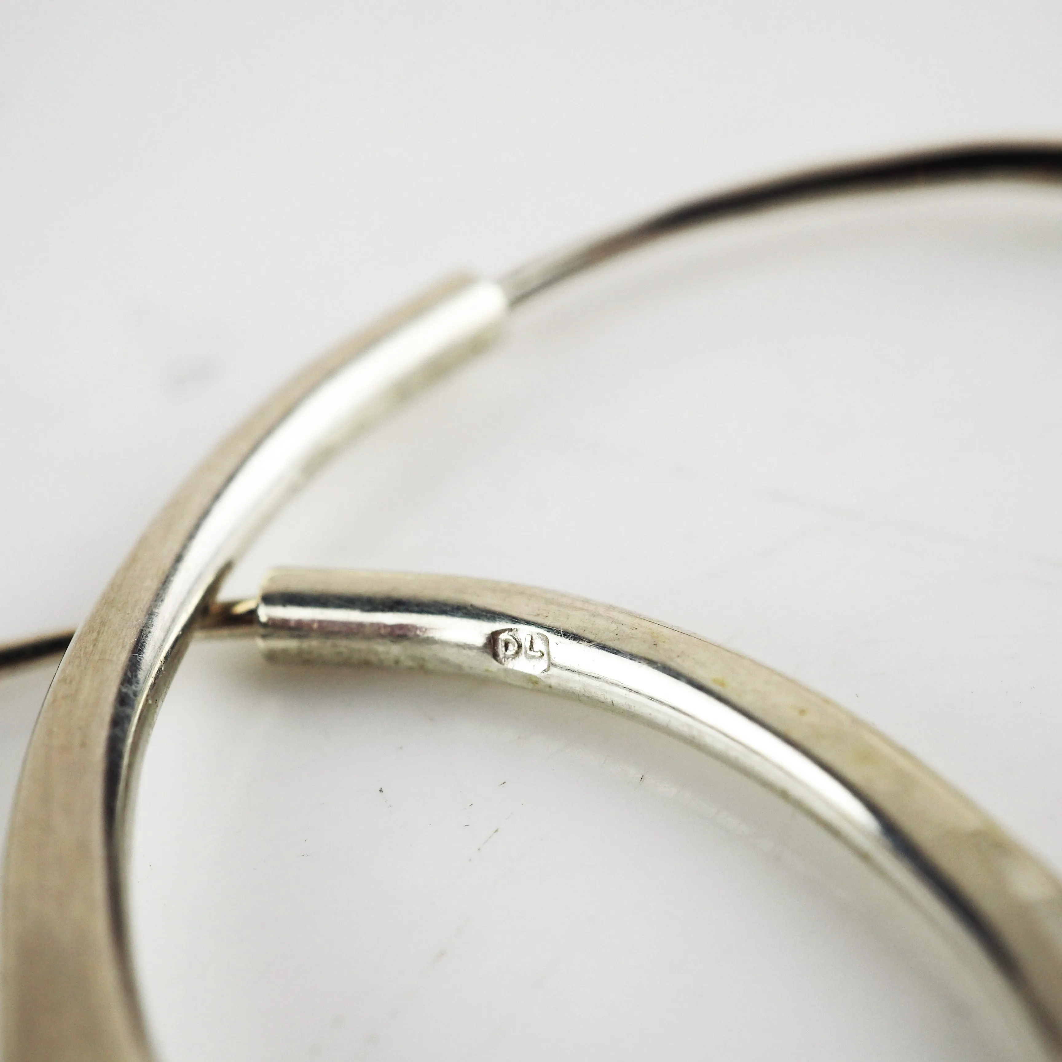 Lever, David - Medium Silver Hoops