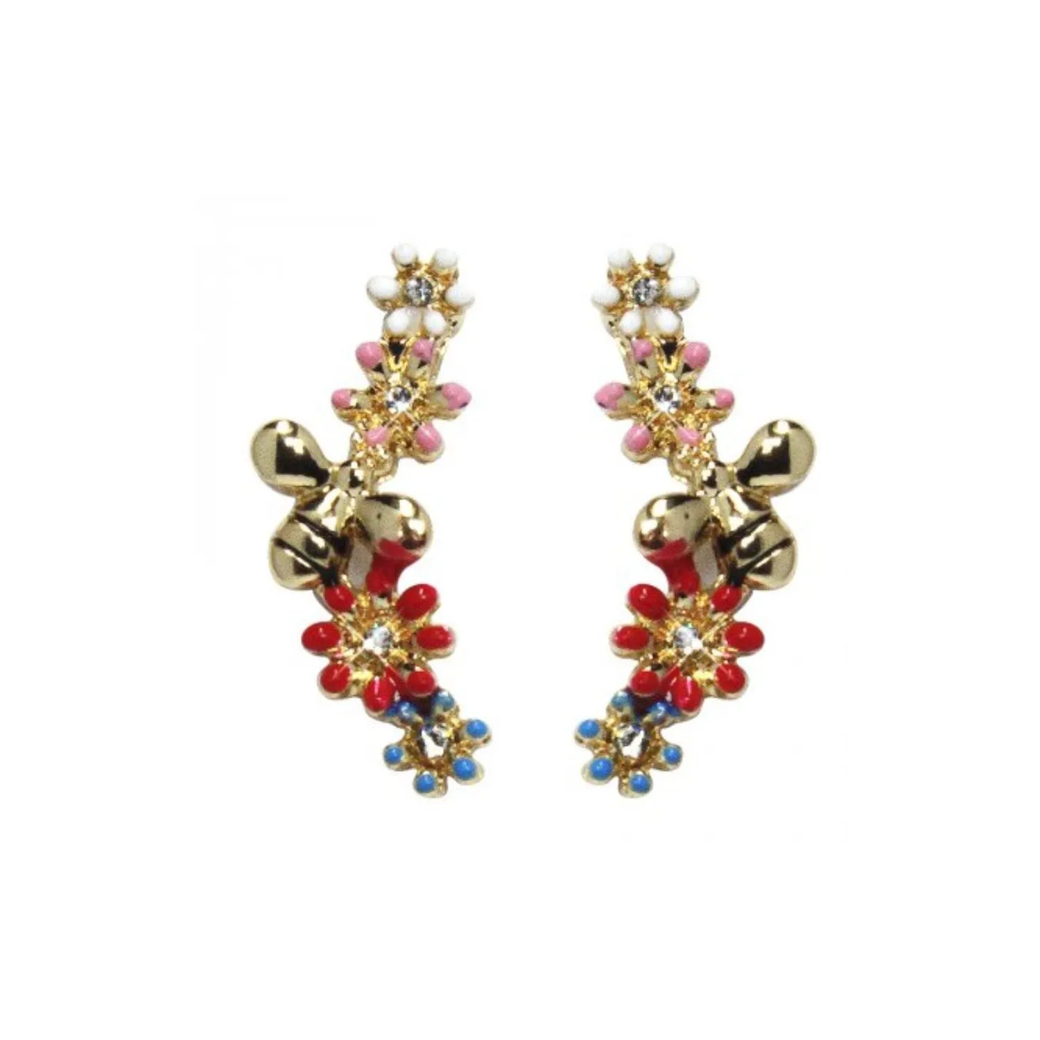 Lila Jewellery Gold Bee Stud Earrings