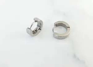 London - Ruff Silver Hoop