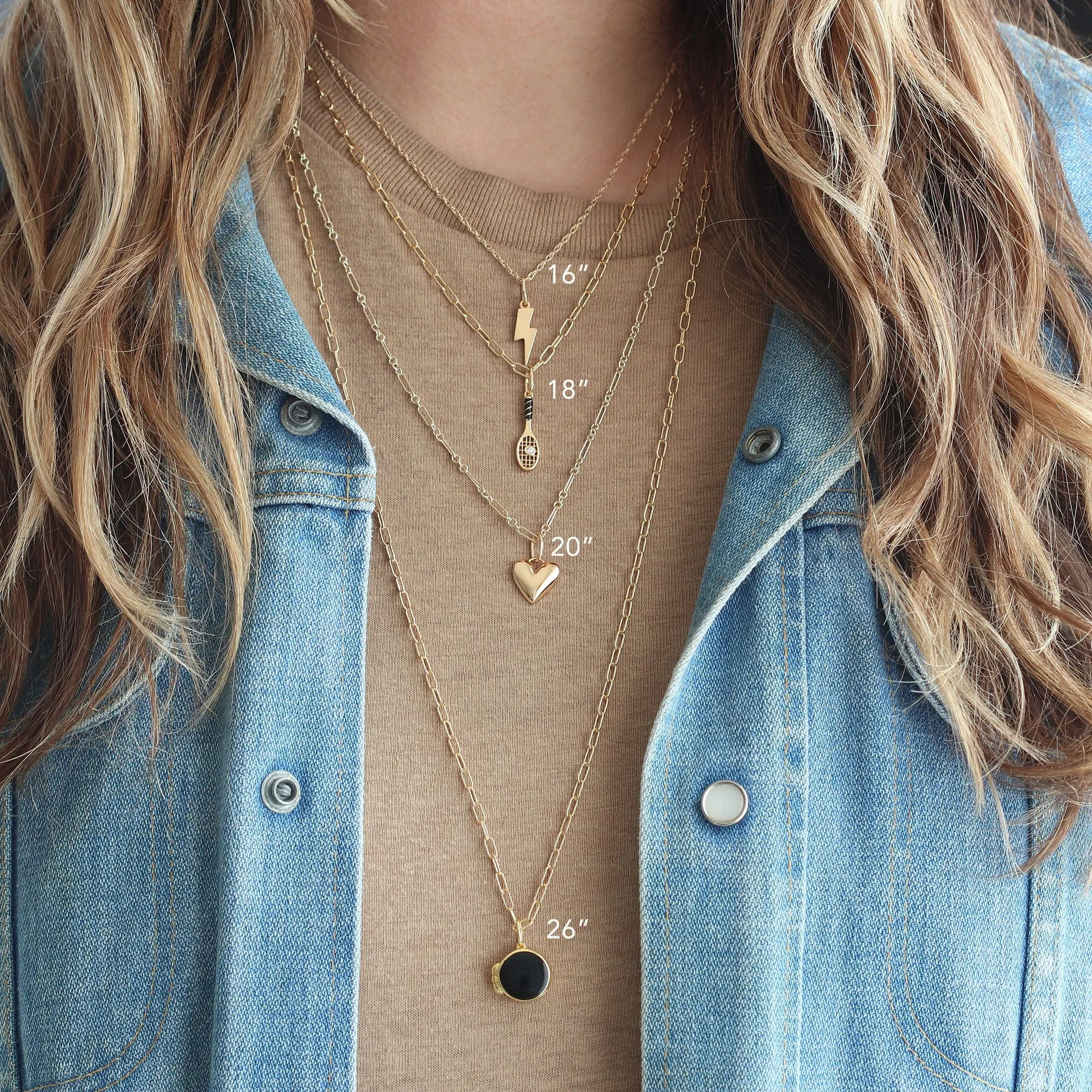 Long and Short Chain Necklace
