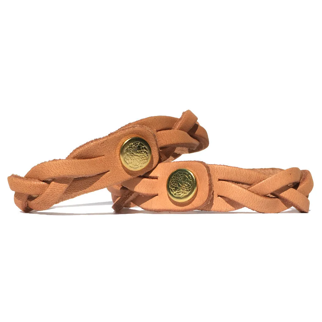 Love You & Love You More Leather Bracelets (Pair)