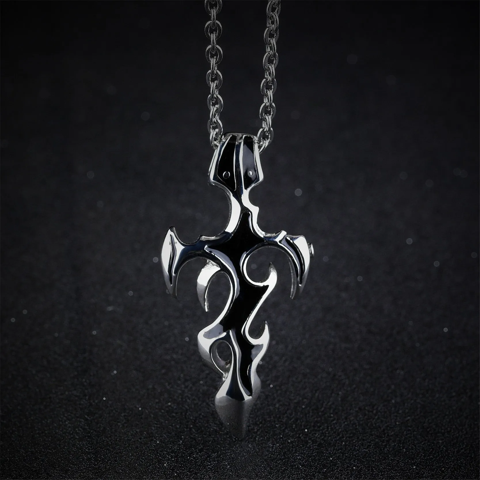 Men’s Sword Gothic Stainless Steel Necklace