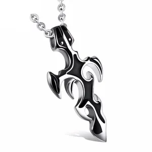 Men’s Sword Gothic Stainless Steel Necklace