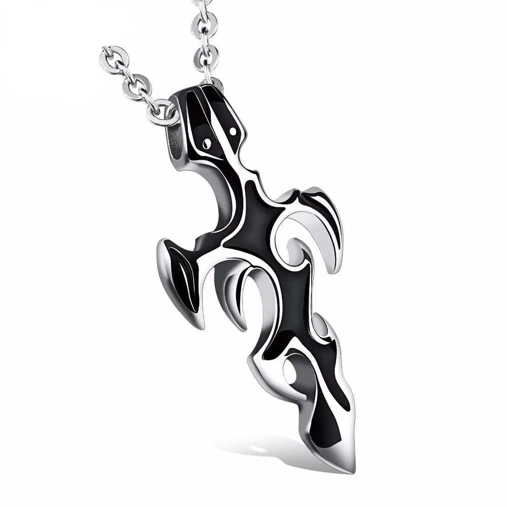 Men’s Sword Gothic Stainless Steel Necklace