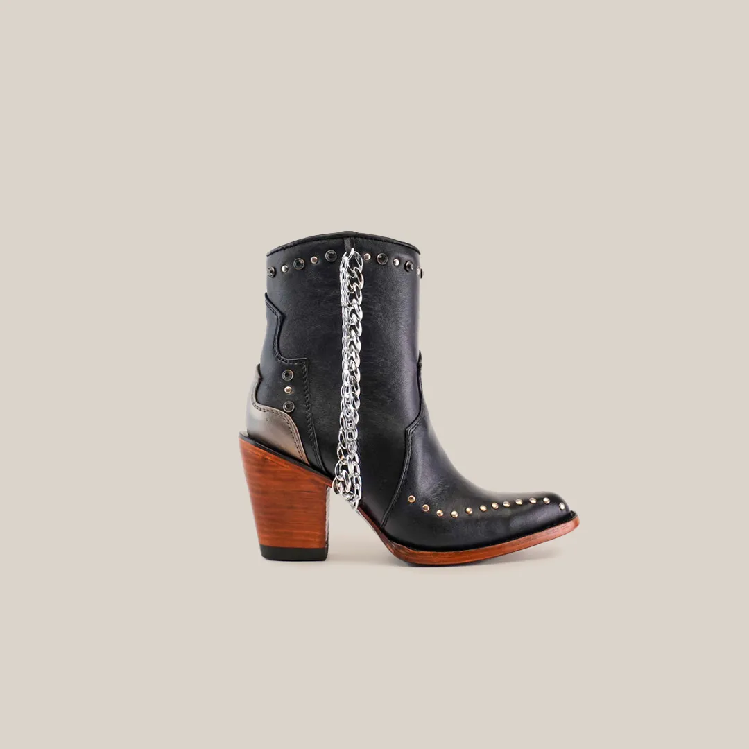 Milan Chains Bootie Black - J Toe