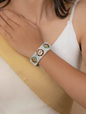 Multicolor Gold Plated Mishr Bracelet - MR-BRAC141M
