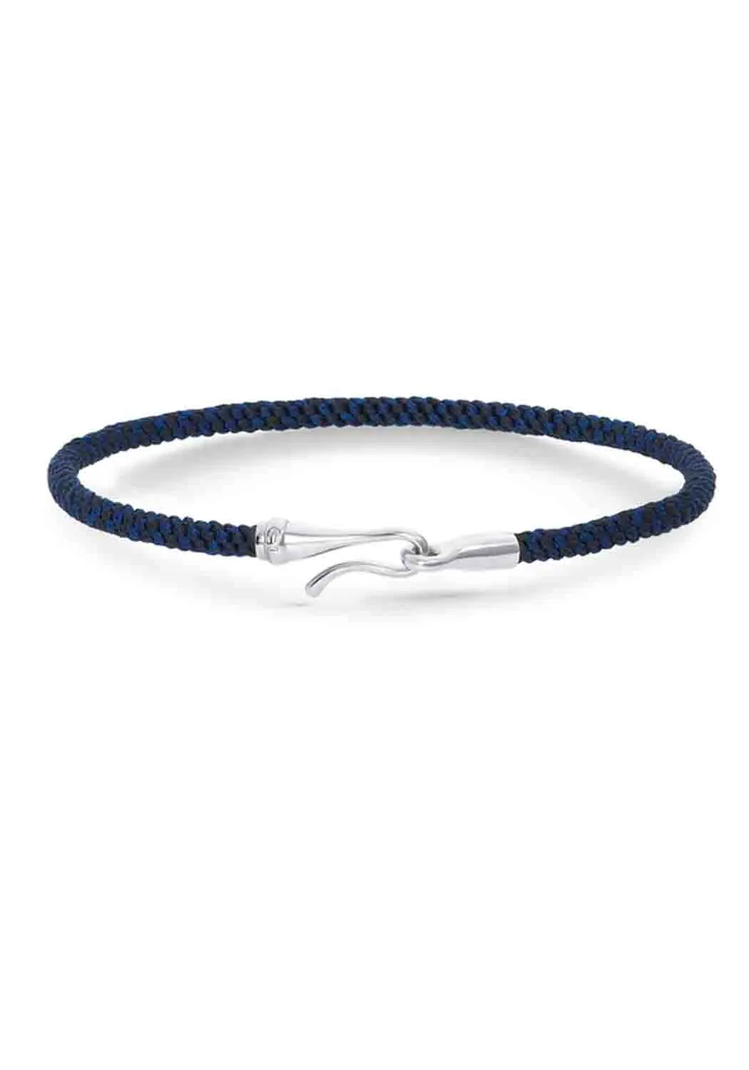 Ole Lynggaard Life 18KWG Midnight Blue Rope Bracelet | Choose Size