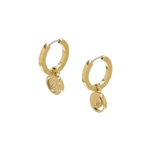 Olivia Burton Celestial Sun Hoop Earrings Gold Plated
