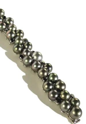 Oster Collection Black Diamond & Tahitian Pearl Bracelet