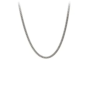Oxidized Medium Curb Chain | Pyrrha