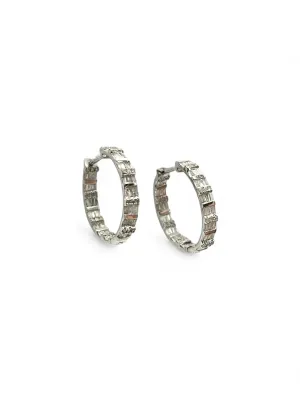 PALAZZO BAGUETTES LOOP IN AND OUT SETTING EARRINGS