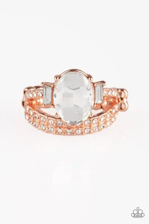 Paparazzi Ring ~ Bling Queen - Copper