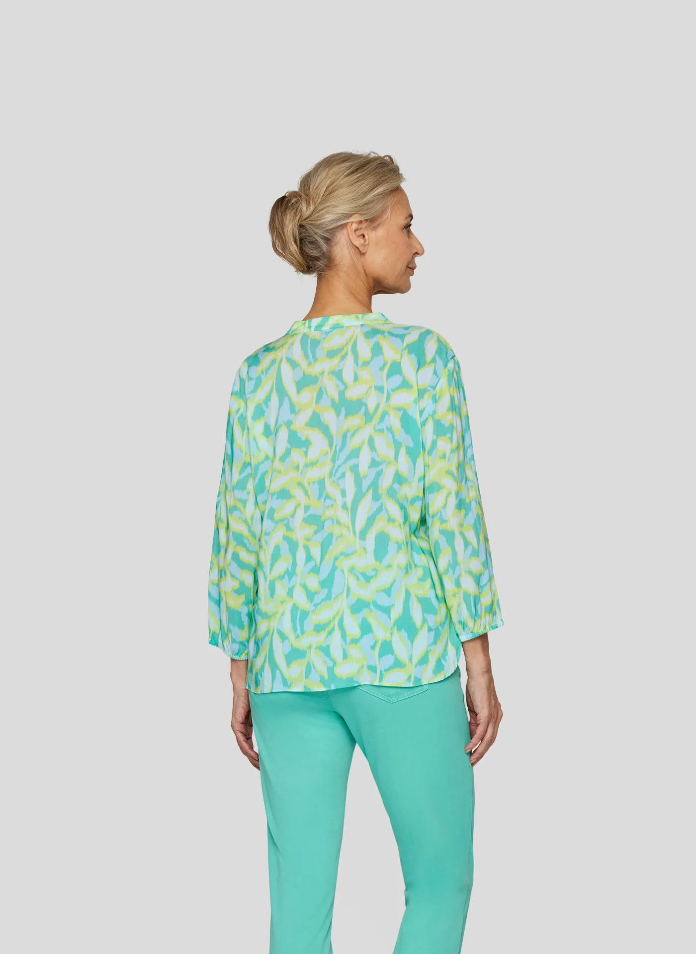 Pattern Blouse - Emerald