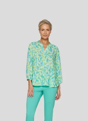 Pattern Blouse - Emerald