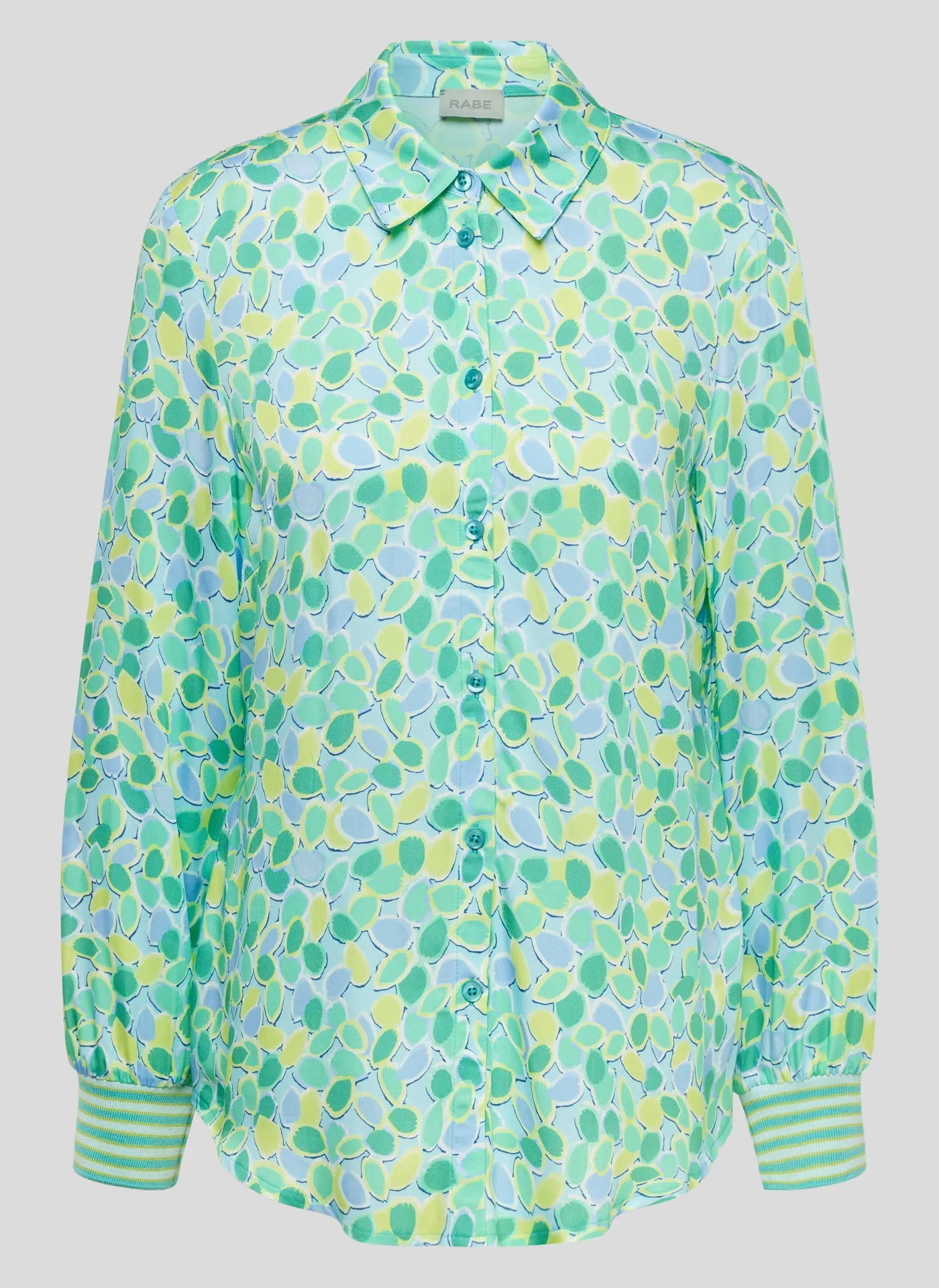 Pattern Collared Blouse - Emerald