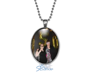 Personalized Photo Oval Pendants