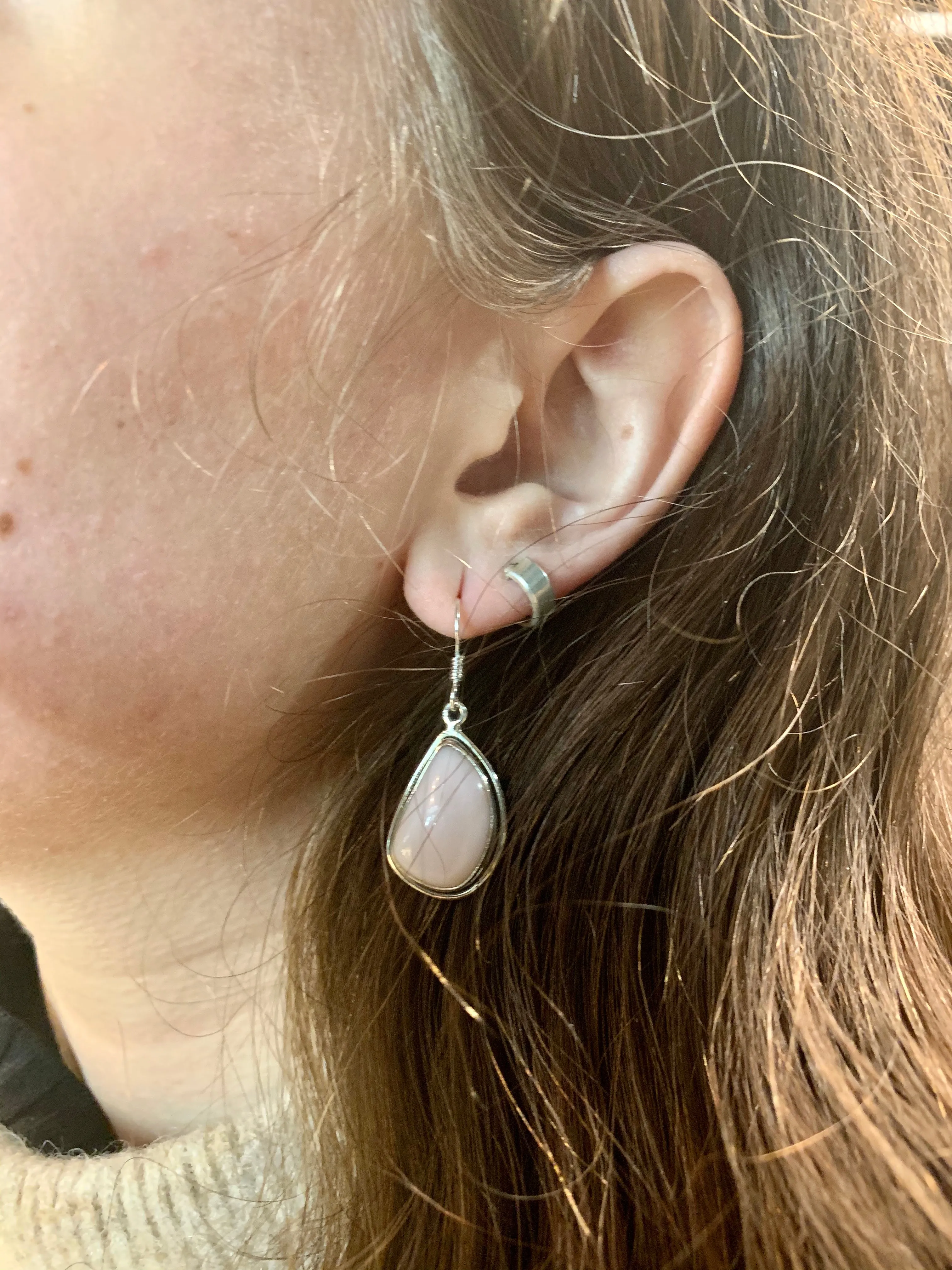 Pink Opal Ari Earrings