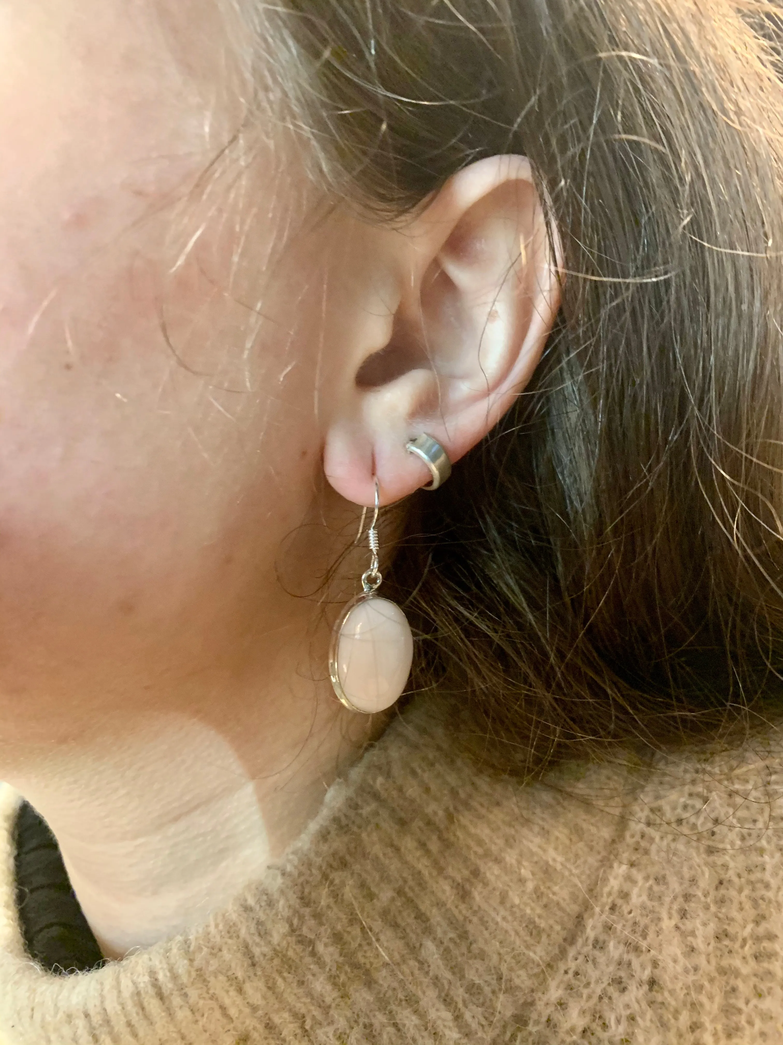 Pink Opal Ari Earrings
