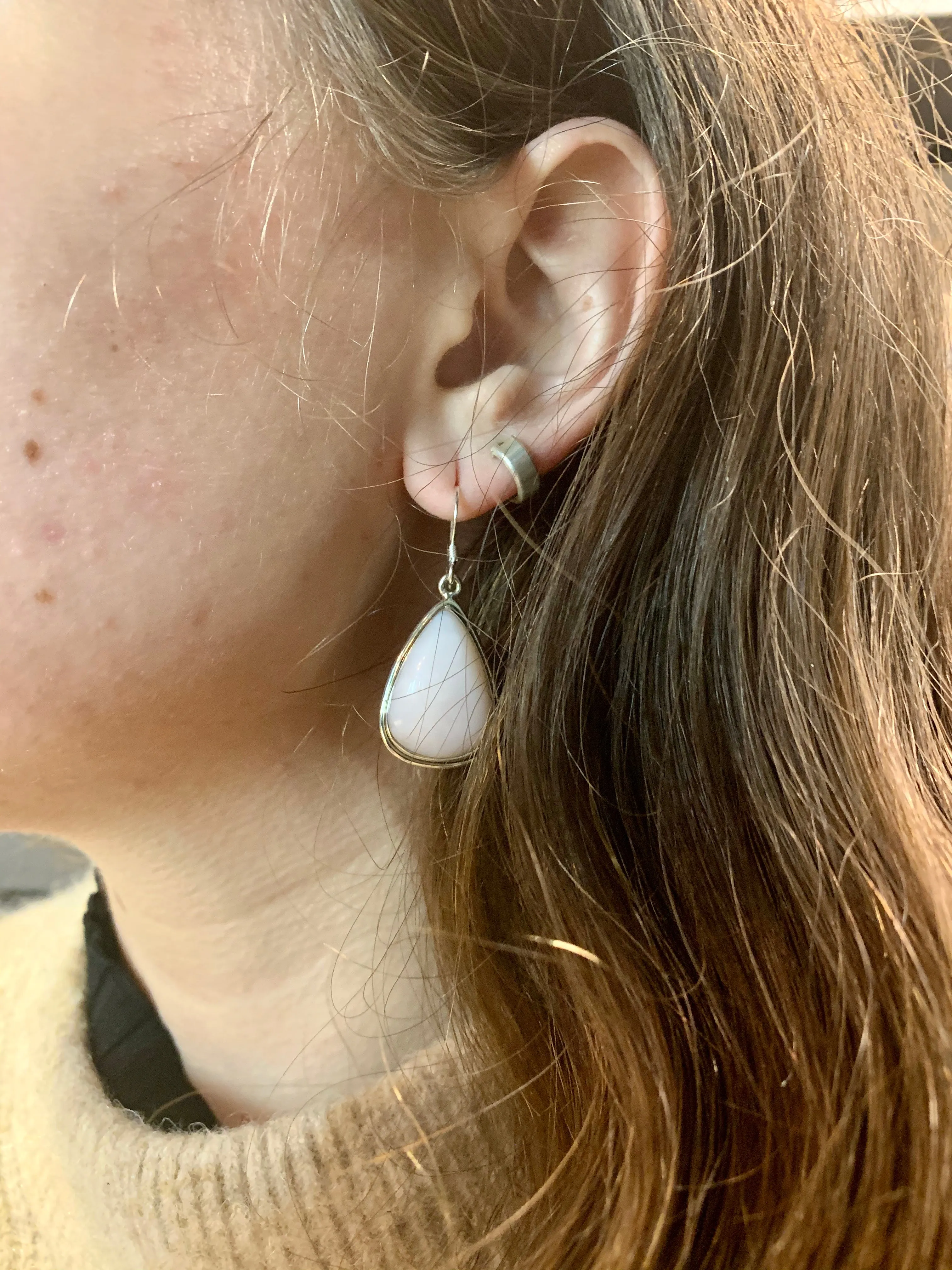 Pink Opal Ari Earrings