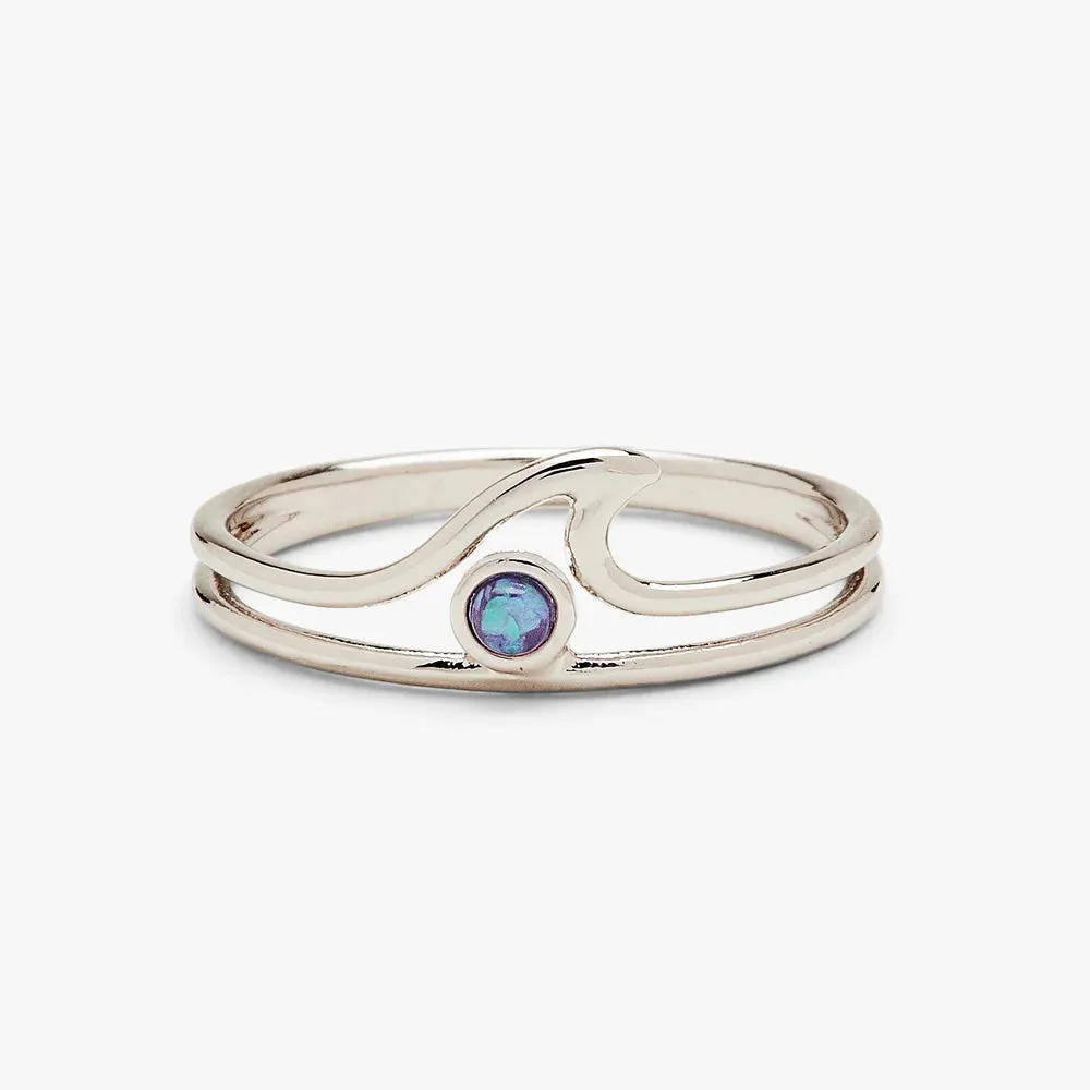 Pura Vida Opal Wave Ring