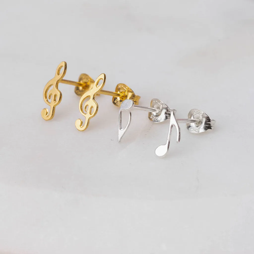Quaver Stud Earrings