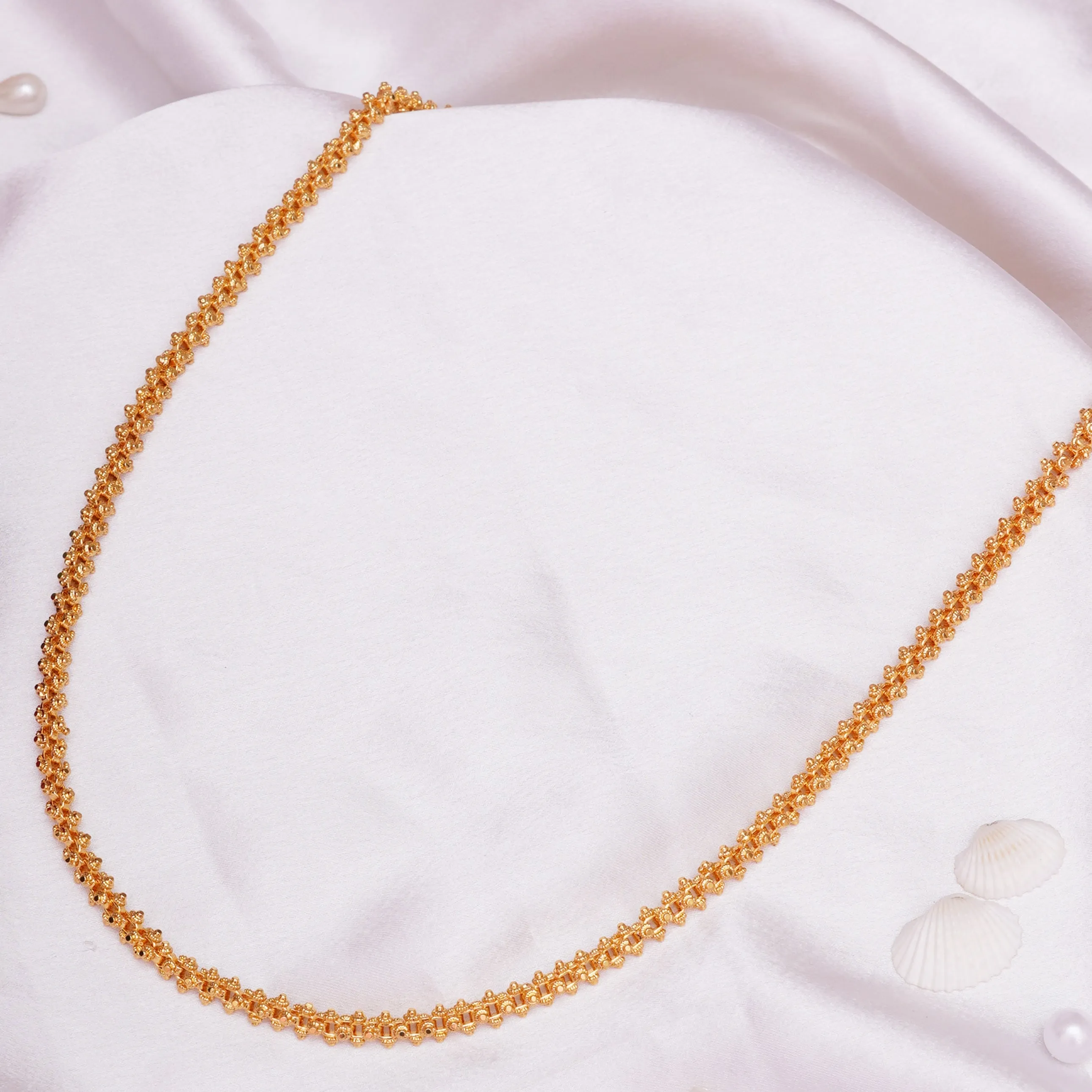 REAL GOLD PATTERN 22KT PLATING CHAIN