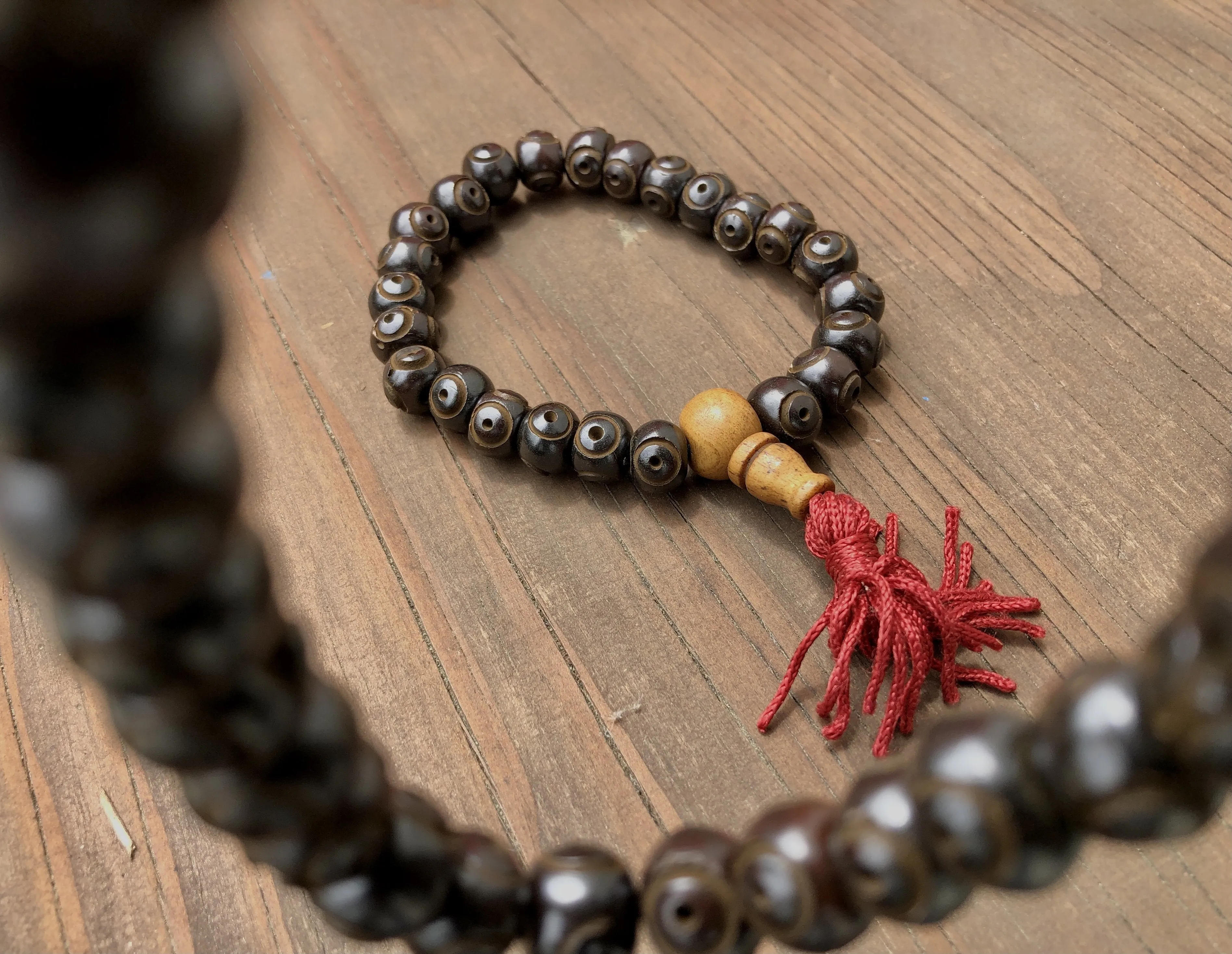 Recycled Bone Carved Bracelet (Pack of 2)