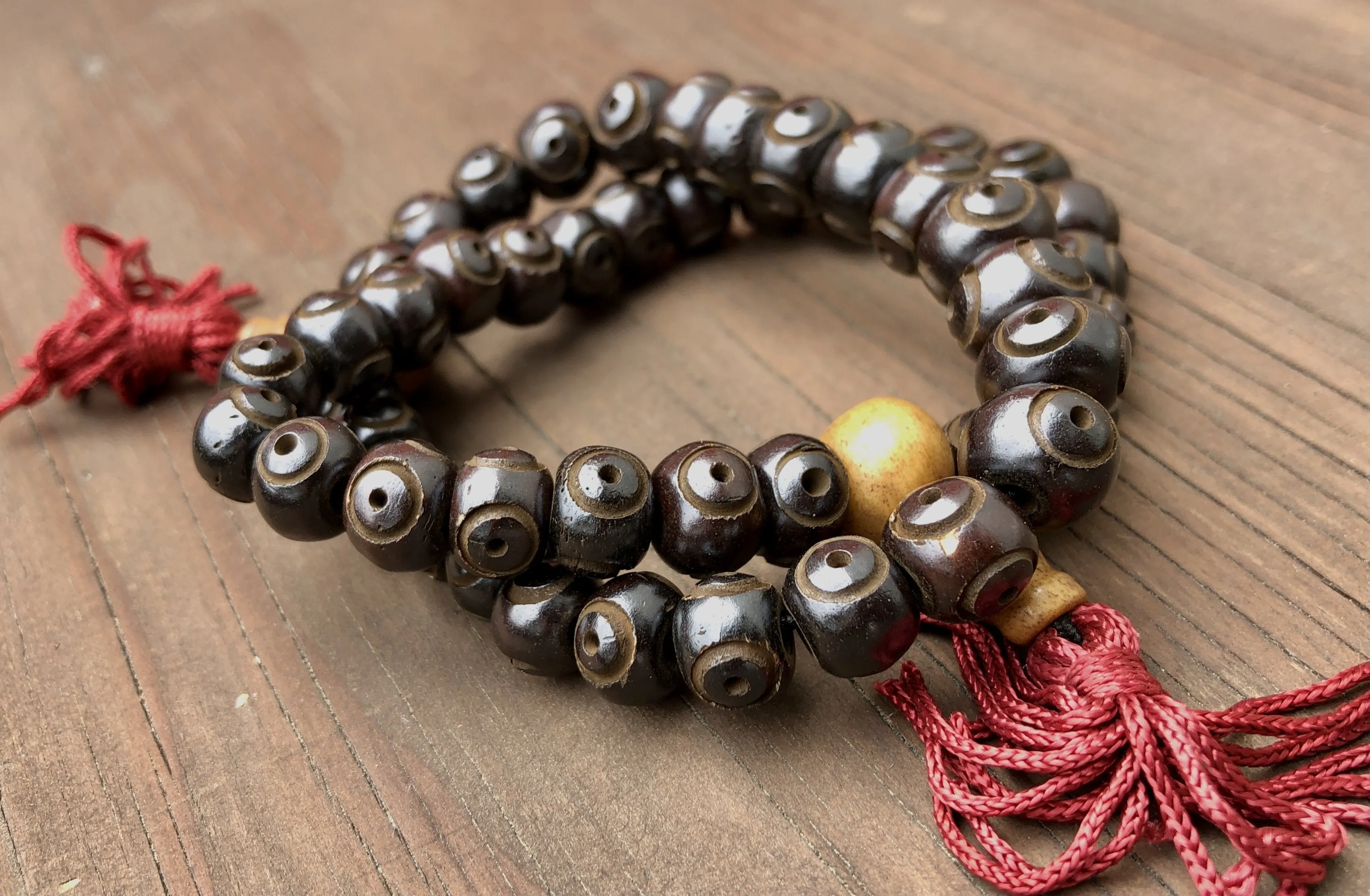 Recycled Bone Carved Bracelet (Pack of 2)