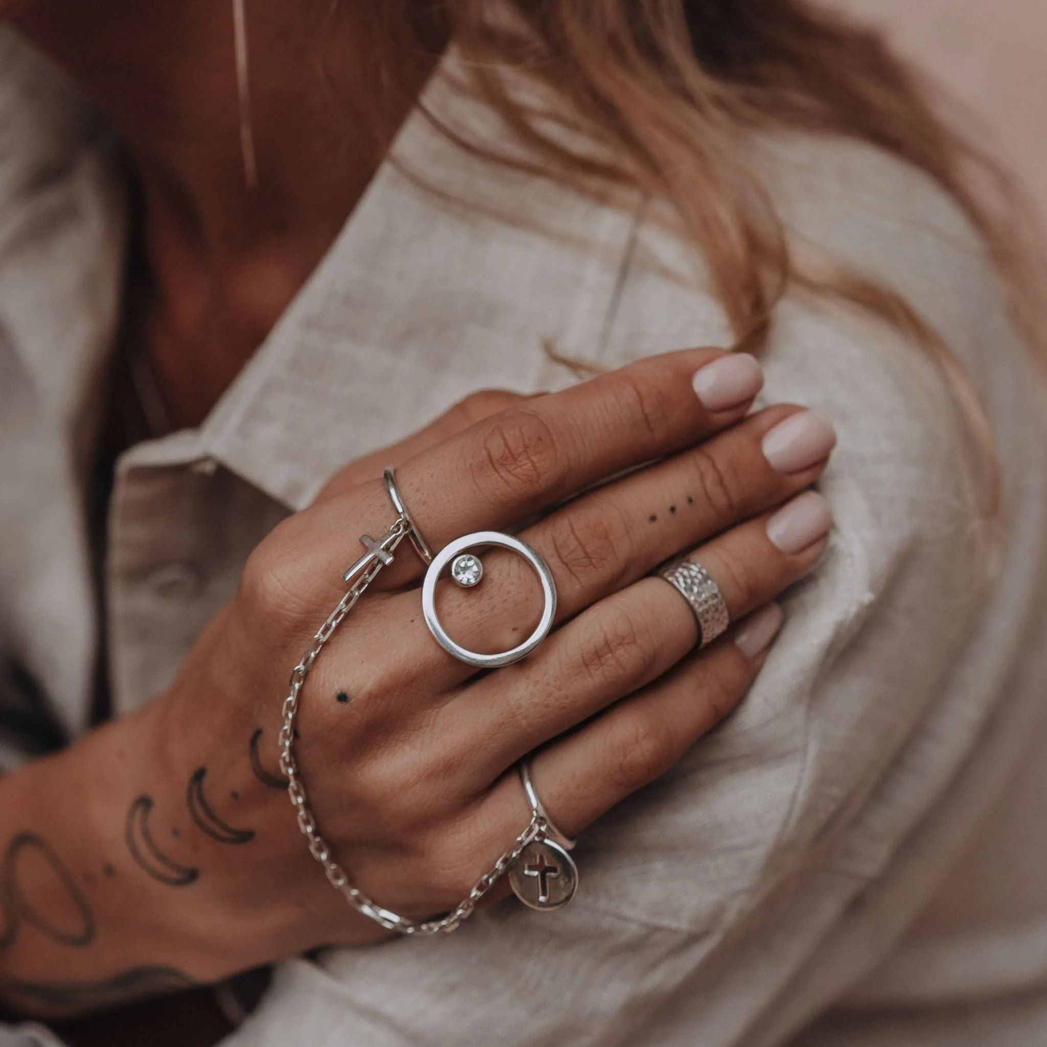 Rock It Ring (Cross And Circle)