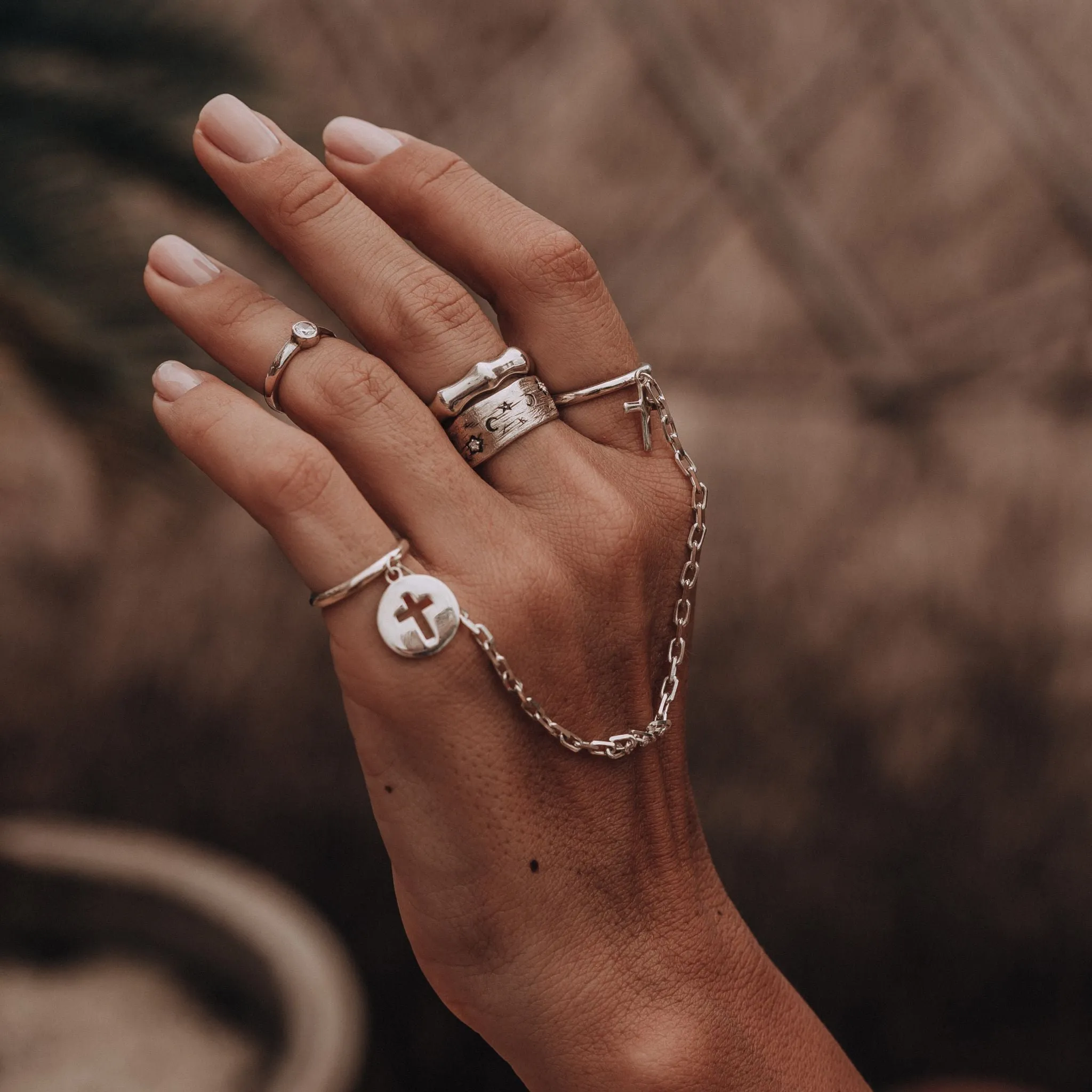 Rock It Ring (Cross And Circle)