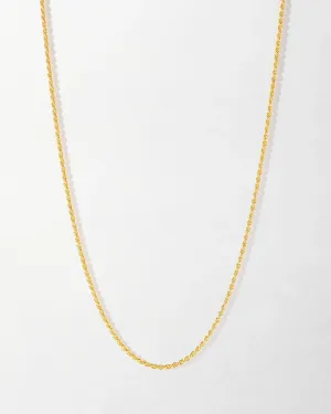 Rope Chain Necklace - Gold