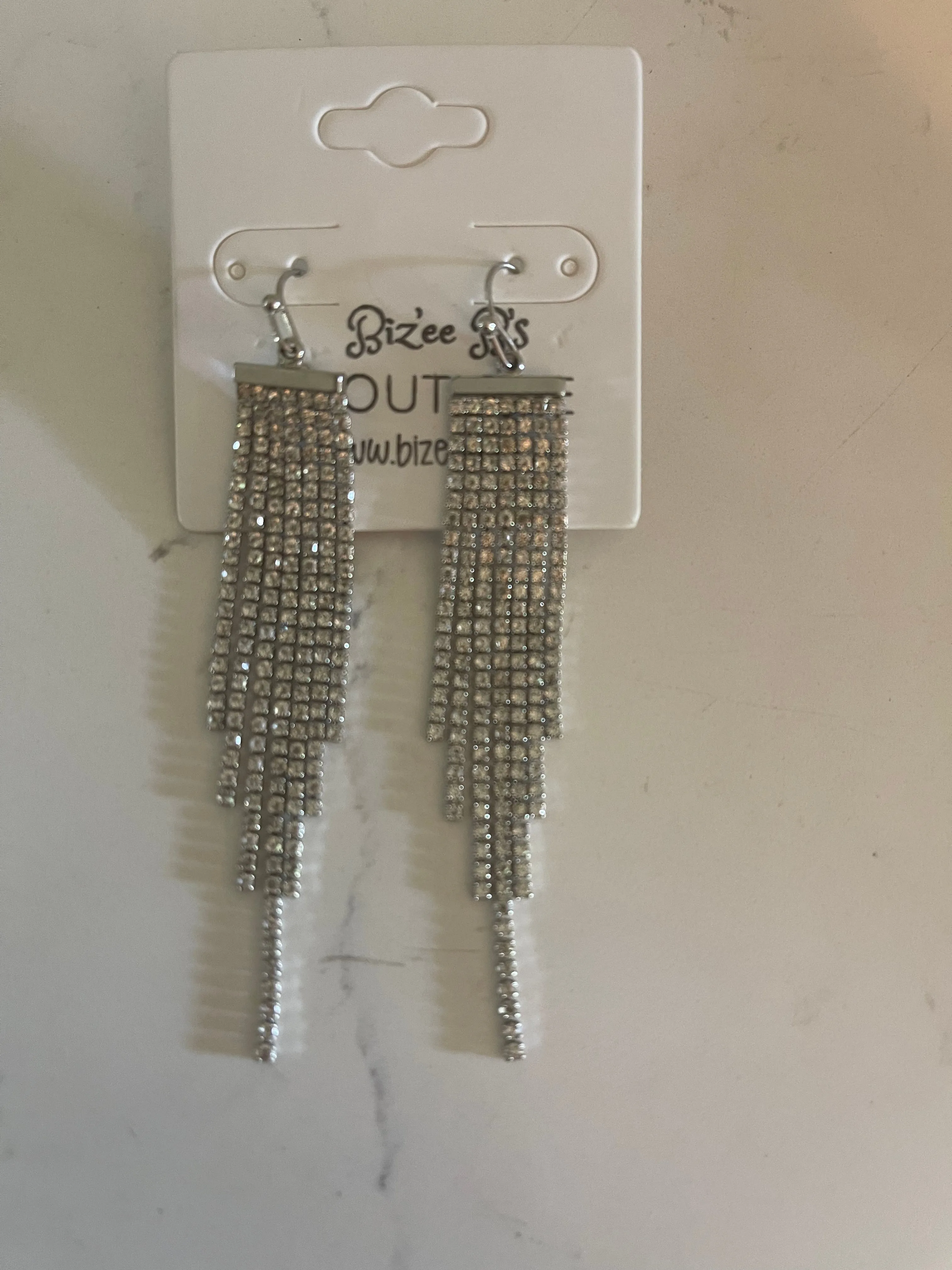 Shimmering Dangle Earrings