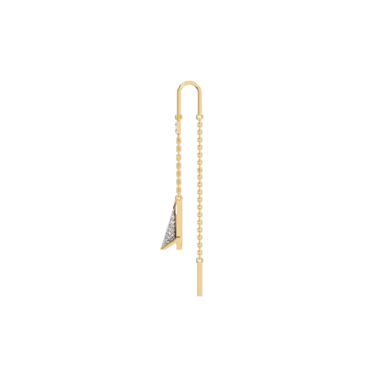 Shimmering Lab Grown Diamond Hoop Earrings