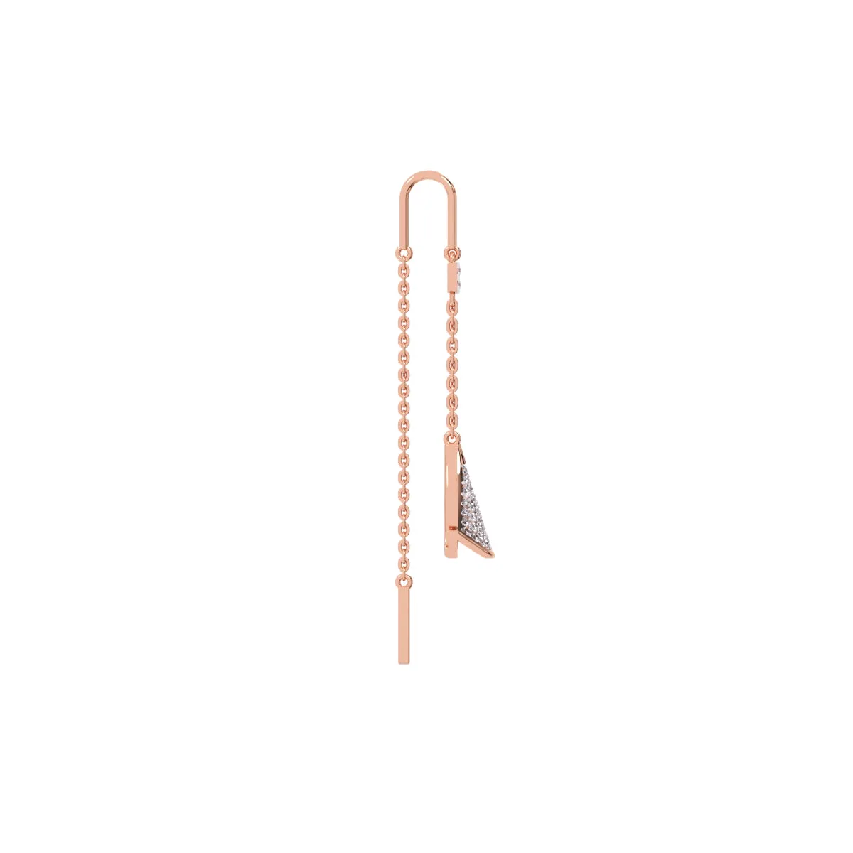 Shimmering Lab Grown Diamond Hoop Earrings