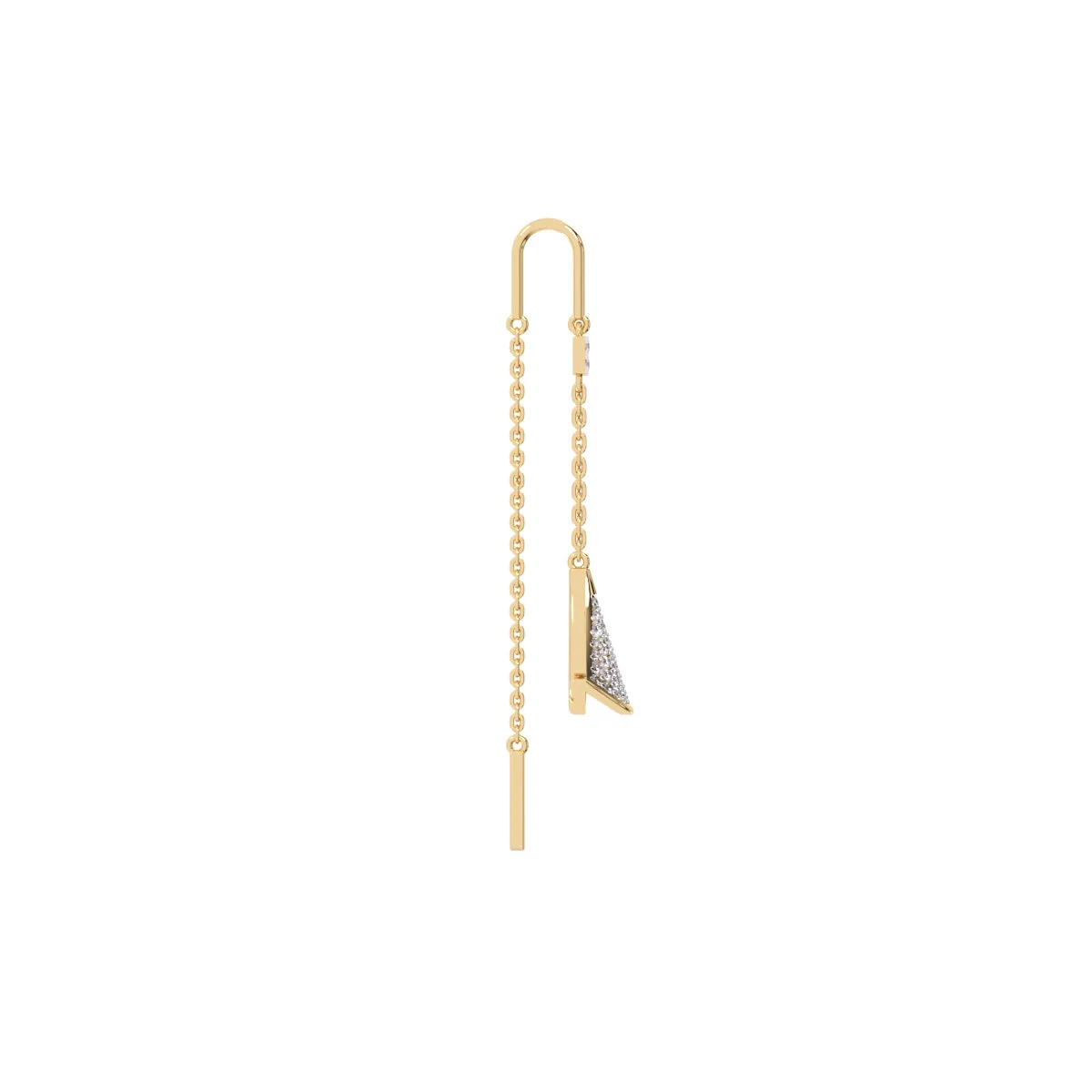 Shimmering Lab Grown Diamond Hoop Earrings