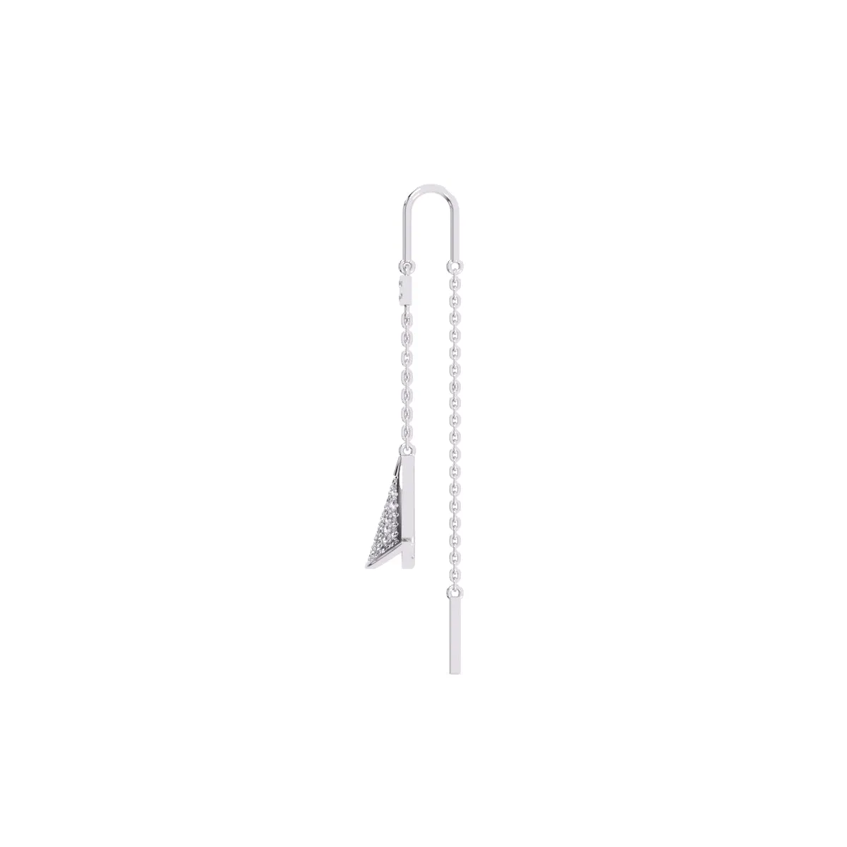 Shimmering Lab Grown Diamond Hoop Earrings