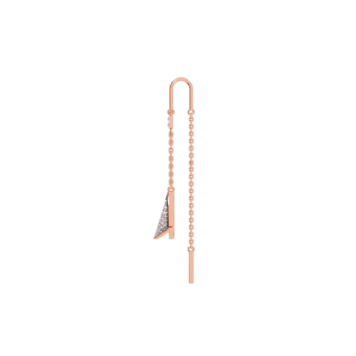 Shimmering Lab Grown Diamond Hoop Earrings