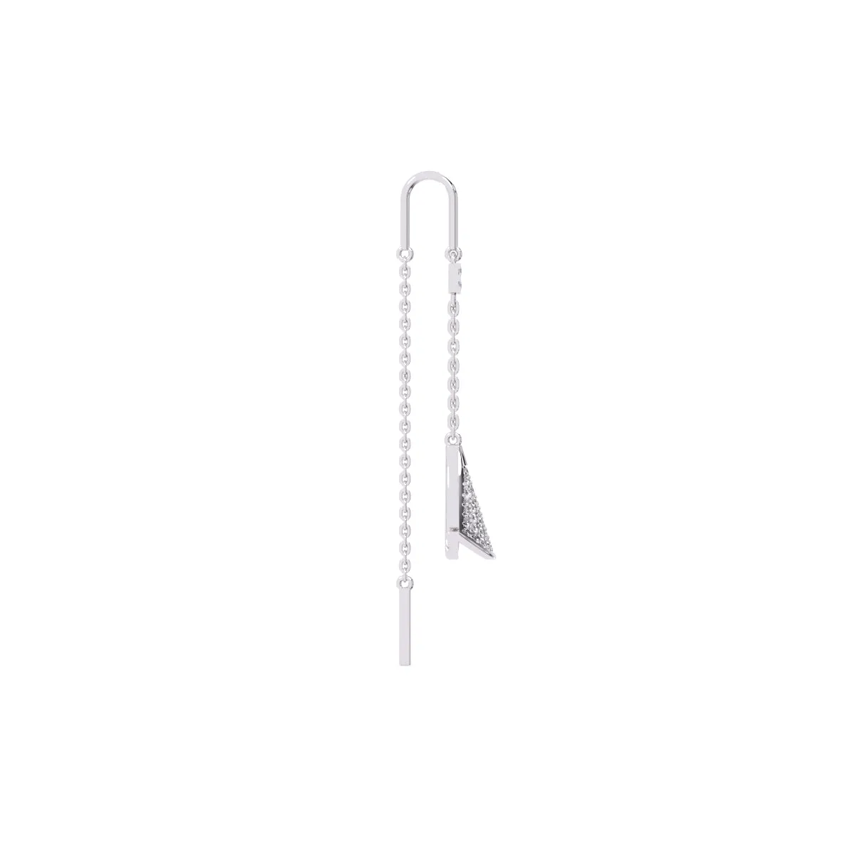 Shimmering Lab Grown Diamond Hoop Earrings
