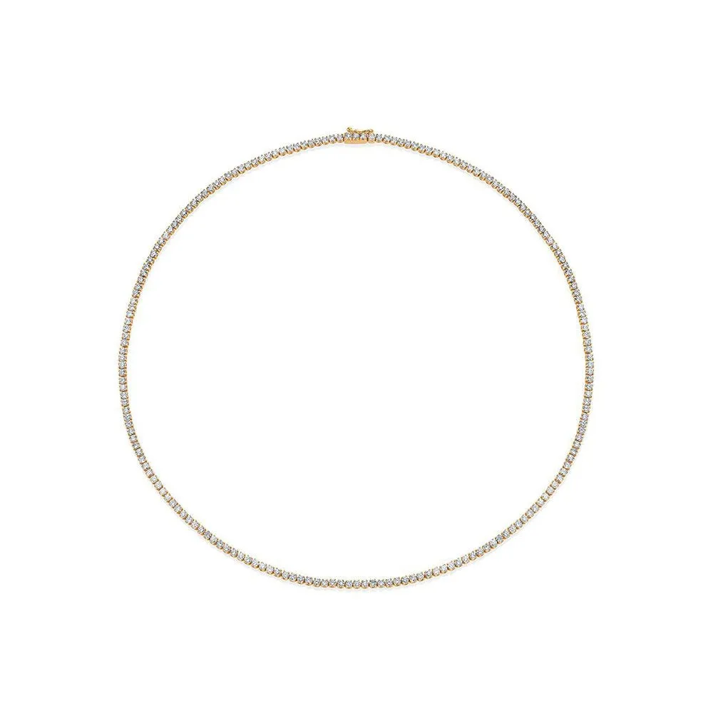 Showroom Collection Diamond Tennis Necklace (6.00 ct.) 2.2 mm 4-Prongs Setting in 14K Gold