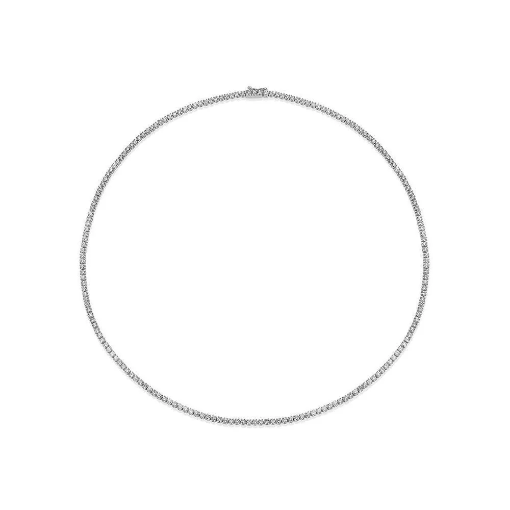 Showroom Collection Diamond Tennis Necklace (6.00 ct.) 2.2 mm 4-Prongs Setting in 14K Gold