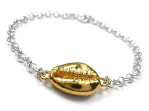 Silver Bracelet - Cowrie Shell