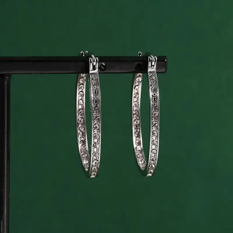 Small CZ Hoop