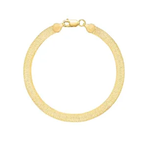 Snake Chain Bracelet Gold Plated
