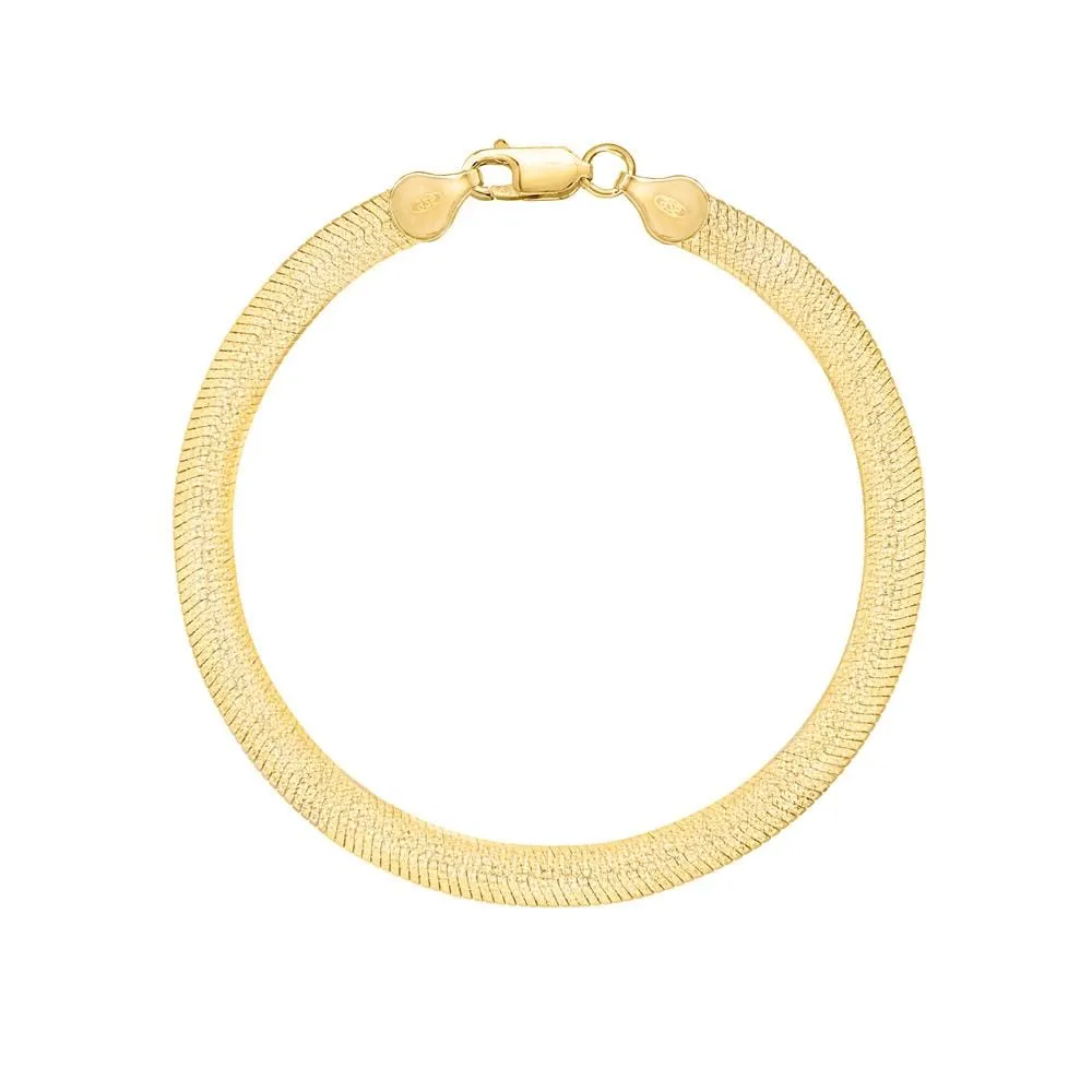 Snake Chain Bracelet Gold Plated