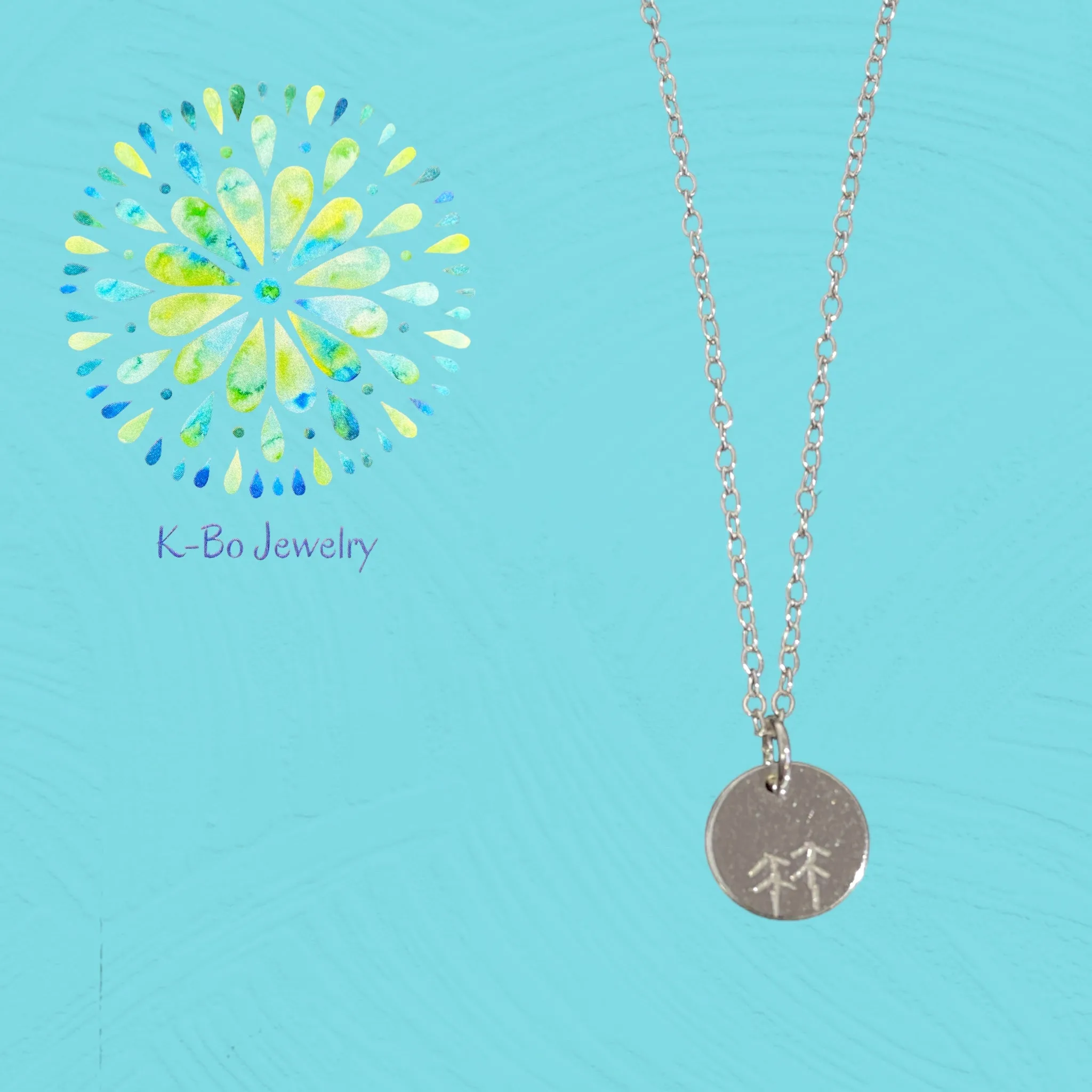 Sterling Silver Engraved Pendant Necklace Collection by K-Bo Jewelry
